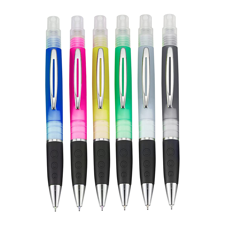 6 Pack Stylus Ballpoint Perfume Spray Bottle Pen