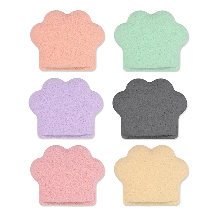 ຜ້າຂົນສັດ cat Biodegogradable glove konjac konjac scrub ຜ້າຂົນຫນູ