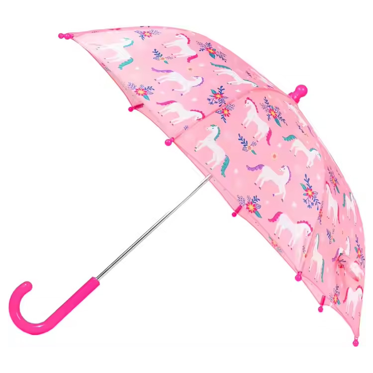 ນັກສຶກສາ umbrella ທີ່ມີຄວາມສຸກຂອງເດັກນ້ອຍ