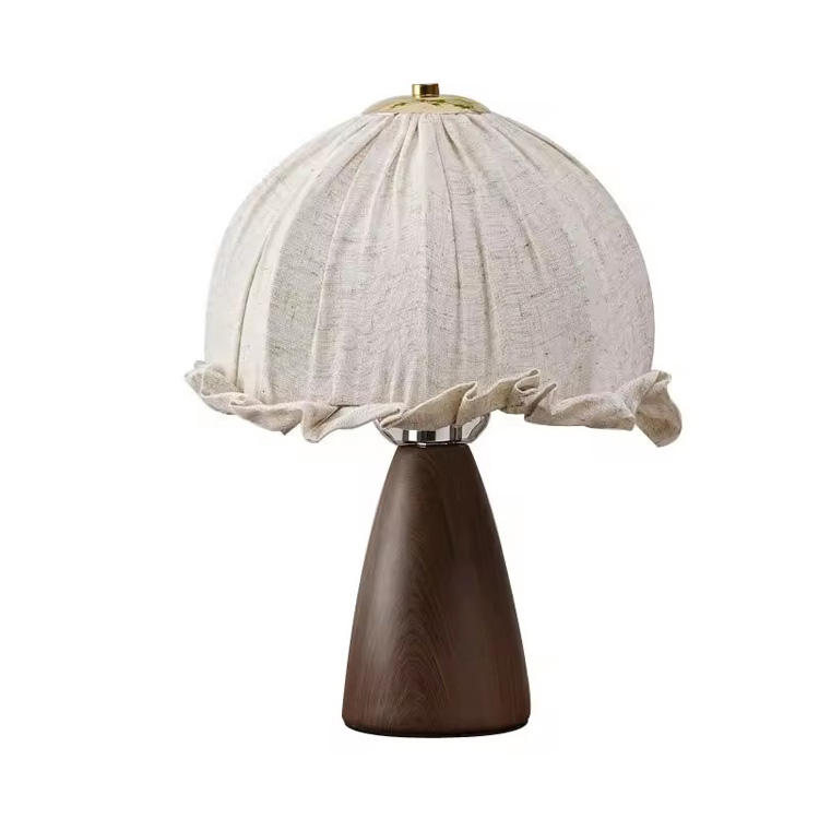 Classic Fabric Linen Shade Modern Ceramic Antique Table Lamp