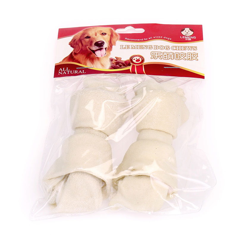 ຫມາ Chew Rawhide Knotted ກະດູກ