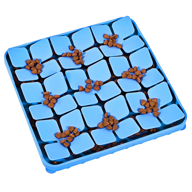 ຫມາ Licking ຊ້າ feeder ປິ່ນປົວ Silicone Snuffle Mat