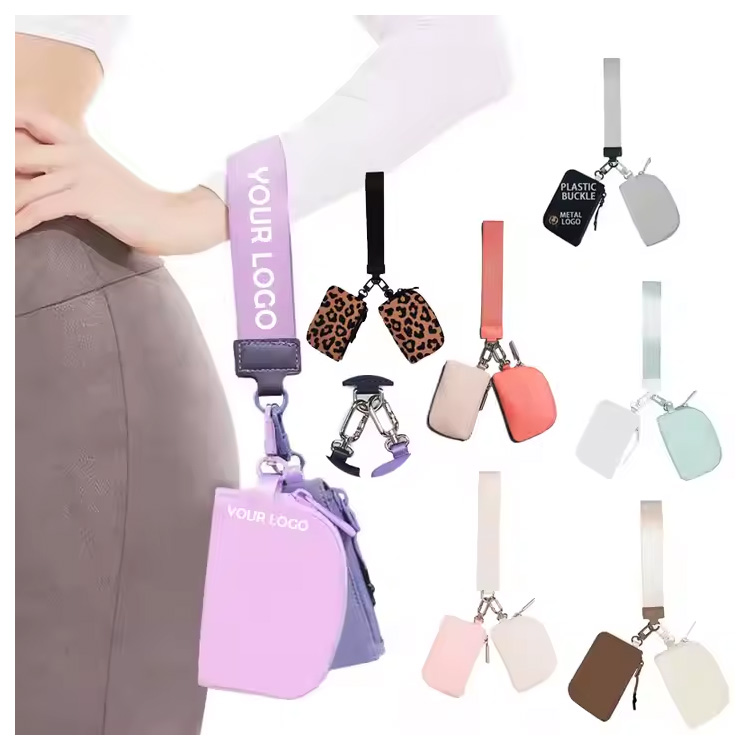 Dual Bouch Dualbag, Wristlet, Dual Pouch, Keychain Bag