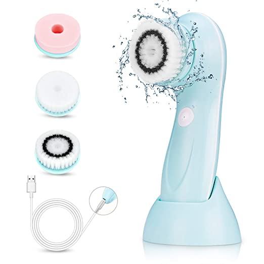 ແປງຖູແຂ້ວໄຟຟ້າ Vibrating Sonic Facial Cleansing Brush