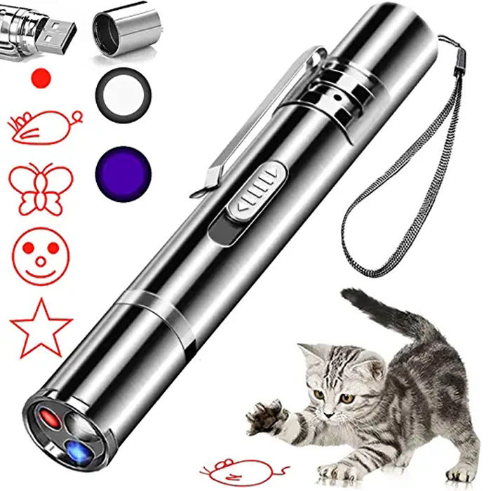 ແບບໂຕ້ຕອບ Playpen Pointer Light Cat Laser Toy