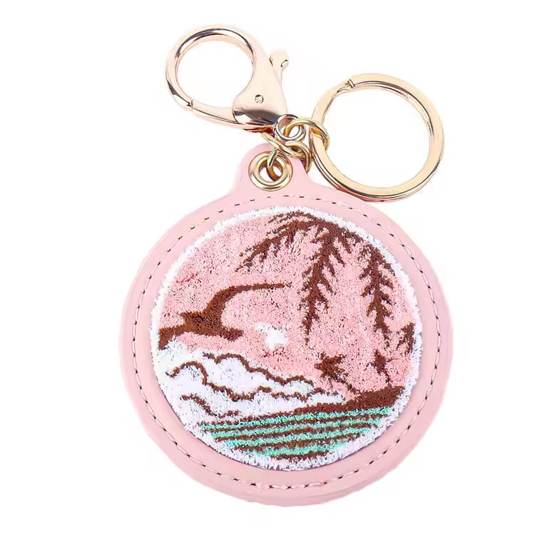 Keychain Imroidery ເກາະສີບົວທີ່ສໍາຄັນ