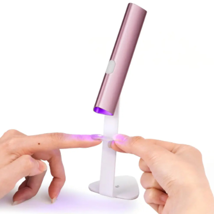 LED manicure mini UV ໃສ່ໂຄມໄຟທີ່ມີສີຂາວກາວ