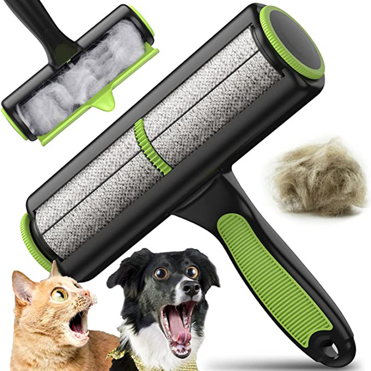 Multi-Surface Pet lint Roller Fur Remover ການກໍາຈັດຂົນຫມາ