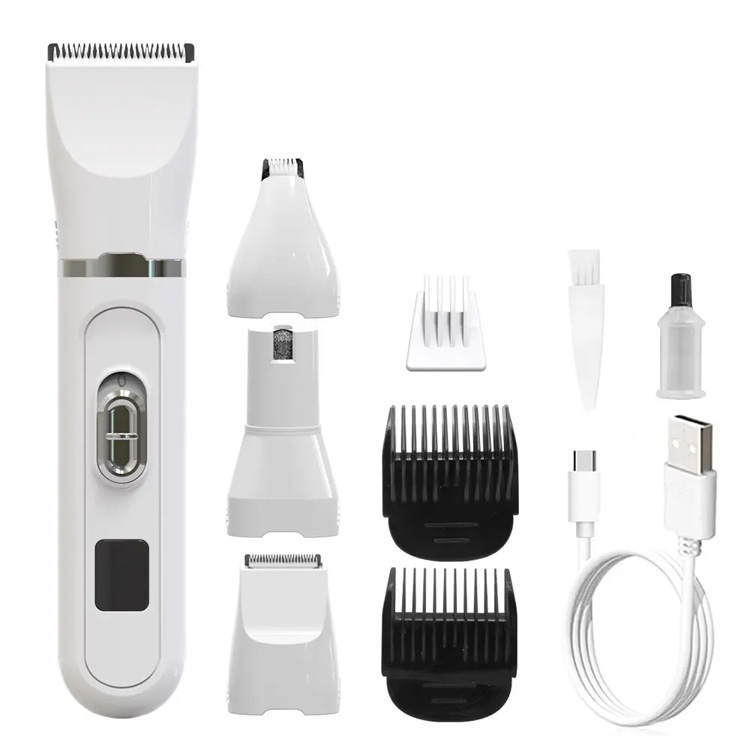 New 4 ໃນ 1 ຊຸດ Grooming Kit ຊຸດຜົມທີ່ມີສຽງດັງ LOWN LOW STISH COCKING HAT THIMERM HARD SHAVER