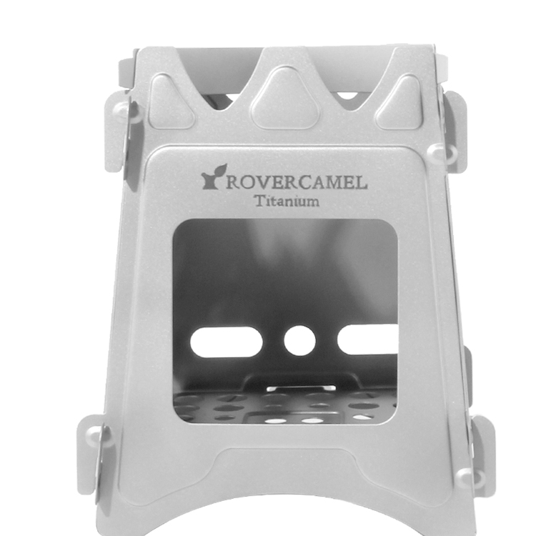 ເຕົາໄມ້ທີ່ຕັ້ງຢູ່ແບບພົກພາ Titanium ເຕົາໄຟ