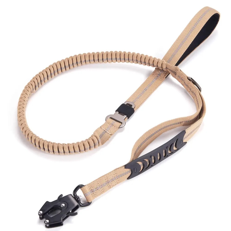 ຍ່າງ neoprene padded padded handle hands hands leash ຫມາຟຣີ